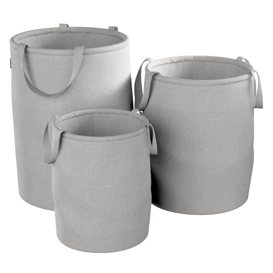 Kosz na zabawki Tobi, jasny popiel, 40x50cm, Lollipop