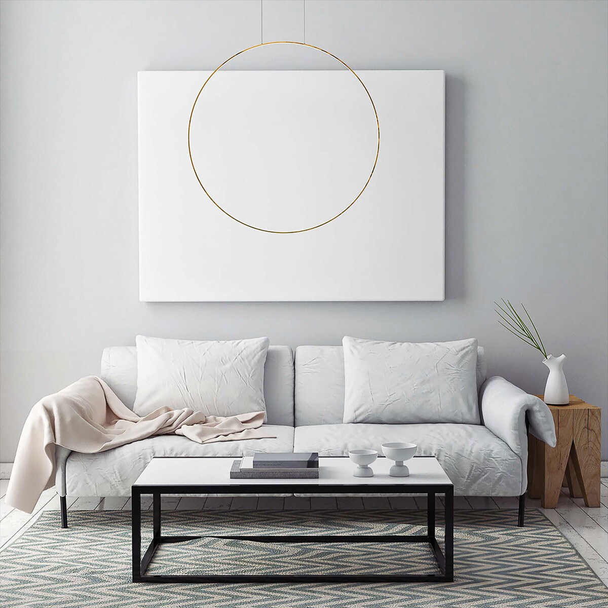 Lampa sufitowa wisząca Light Prestige Mirror złoty LED CCT 3000K/4000K/6000K (regulowana) 1 szt.
