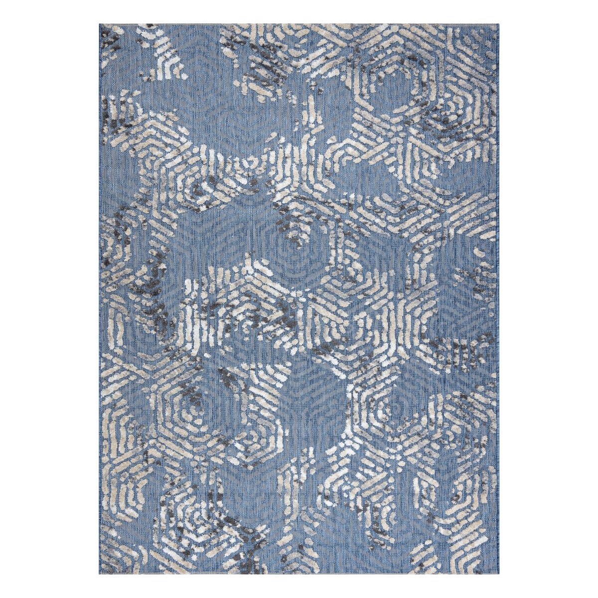 Dywan Strukturalny SOLE D3841 Heksagony - 200x290 cm