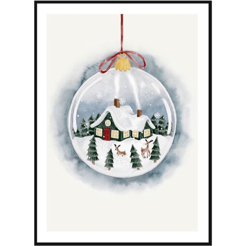 Poster Story, Plakat, Obraz - Świąteczna Bombka, wymiary 60 x 84 cm