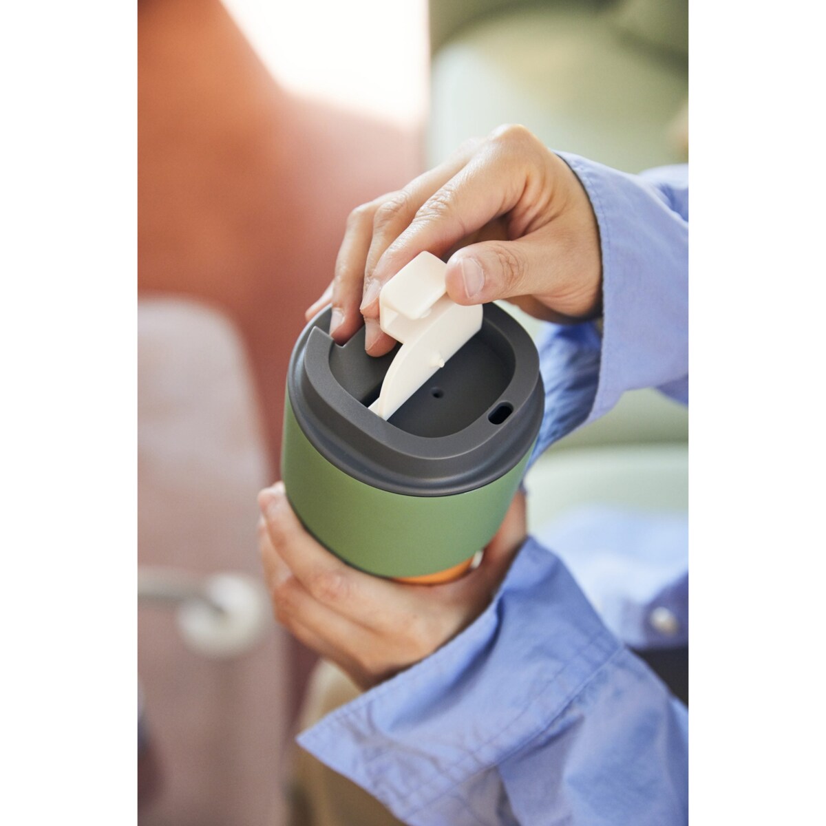 ASOBU PICK ME UP kubek termiczny 650 ml, Pastel Green