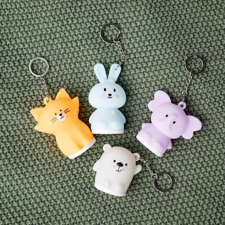 InnoGIO GIOkeyrings Rabbit GIO-152 Świecący Breloczek Króliczek 8 kolorów