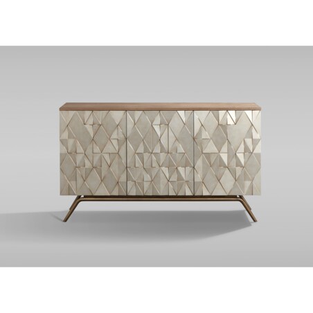 Złota komoda Indigo Premium 150x40x86