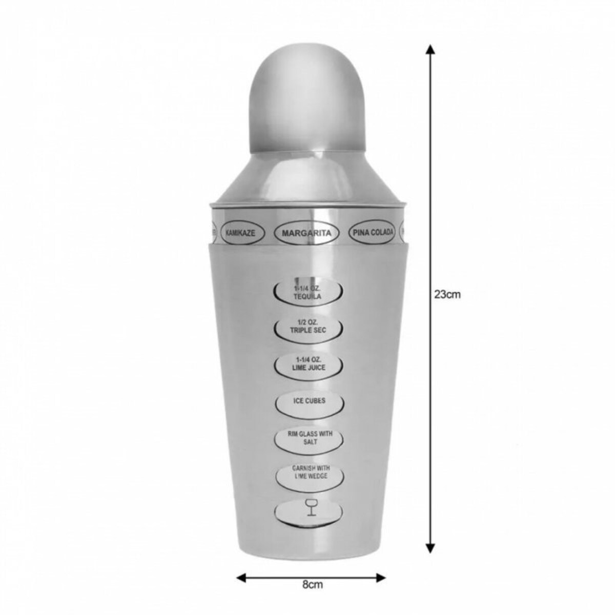 Shaker Barmański Z Recepturami 600Ml Kinghoff