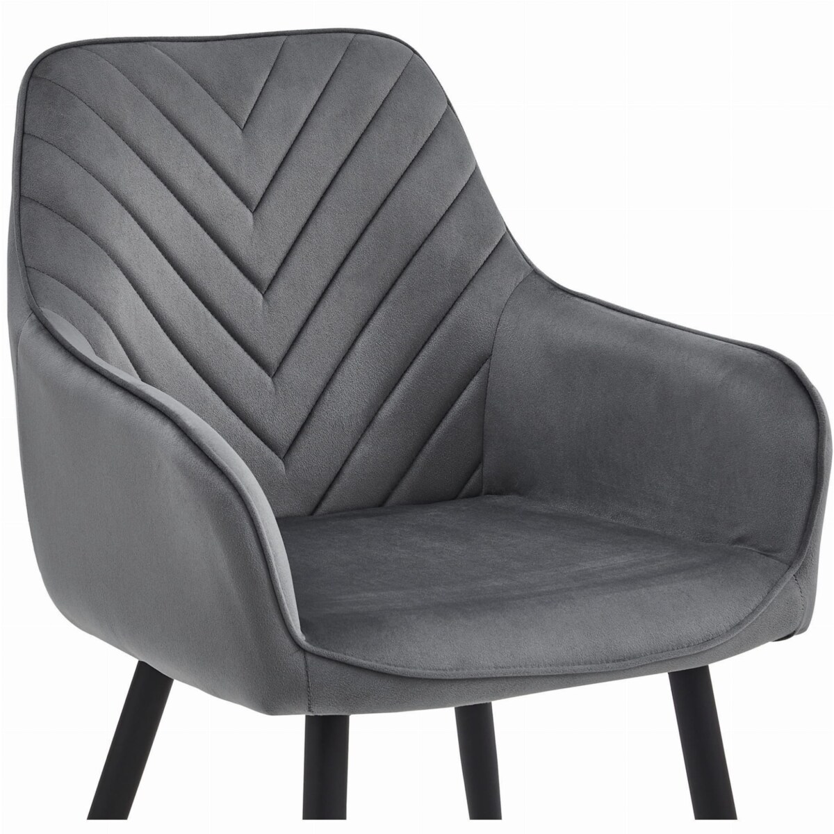 Krzesło Do Jadalni Kuchni Salonu Ciemnoszare