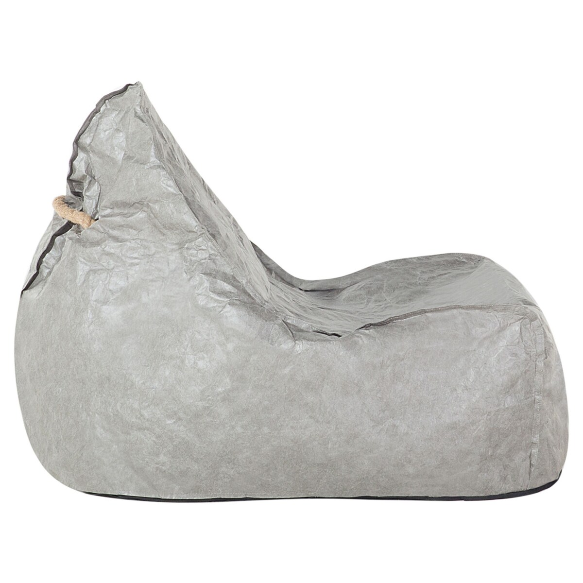 Fotel worek 200 L DROP 63 cm 75 cm Jasnoszary