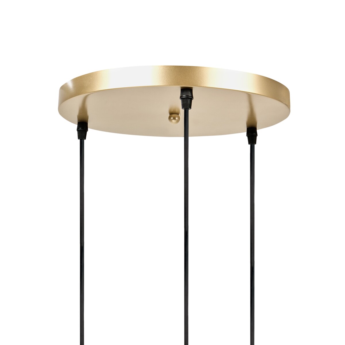 Lampa wisząca 3-punktowa ARAS LED Szkło Złoty