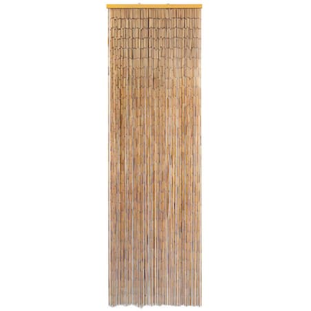 vidaXL Zasłona na drzwi, bambusowa, 56 x 185 cm