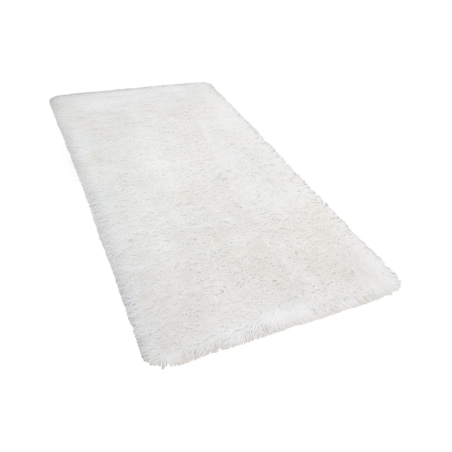 Dywan shaggy 80 x 150 cm biały CIDE