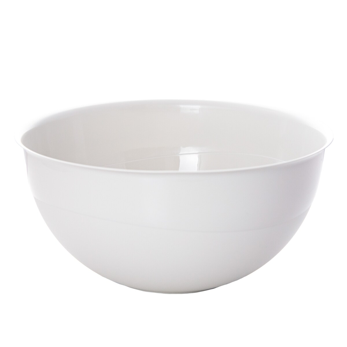 Miska Plastikowa Okrągła Kuchenna Zestaw Misek 3 Szt. Misa Jasnoszara