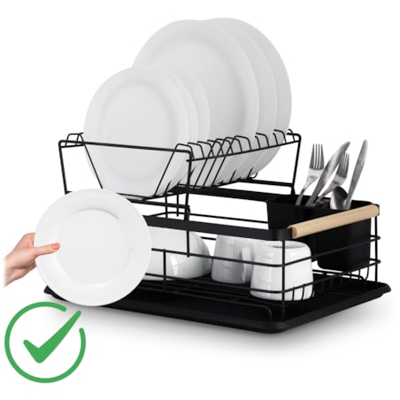 Suszarka do naczyń ociekacz stojąca tacka Massido + dozownik na płyn