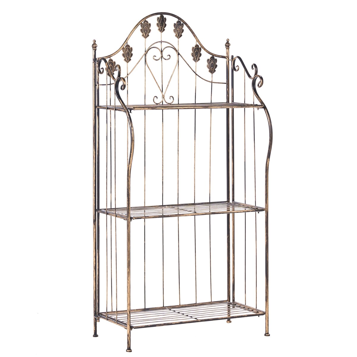 Regał VISANO Metal 59 cm 30 cm Czarny