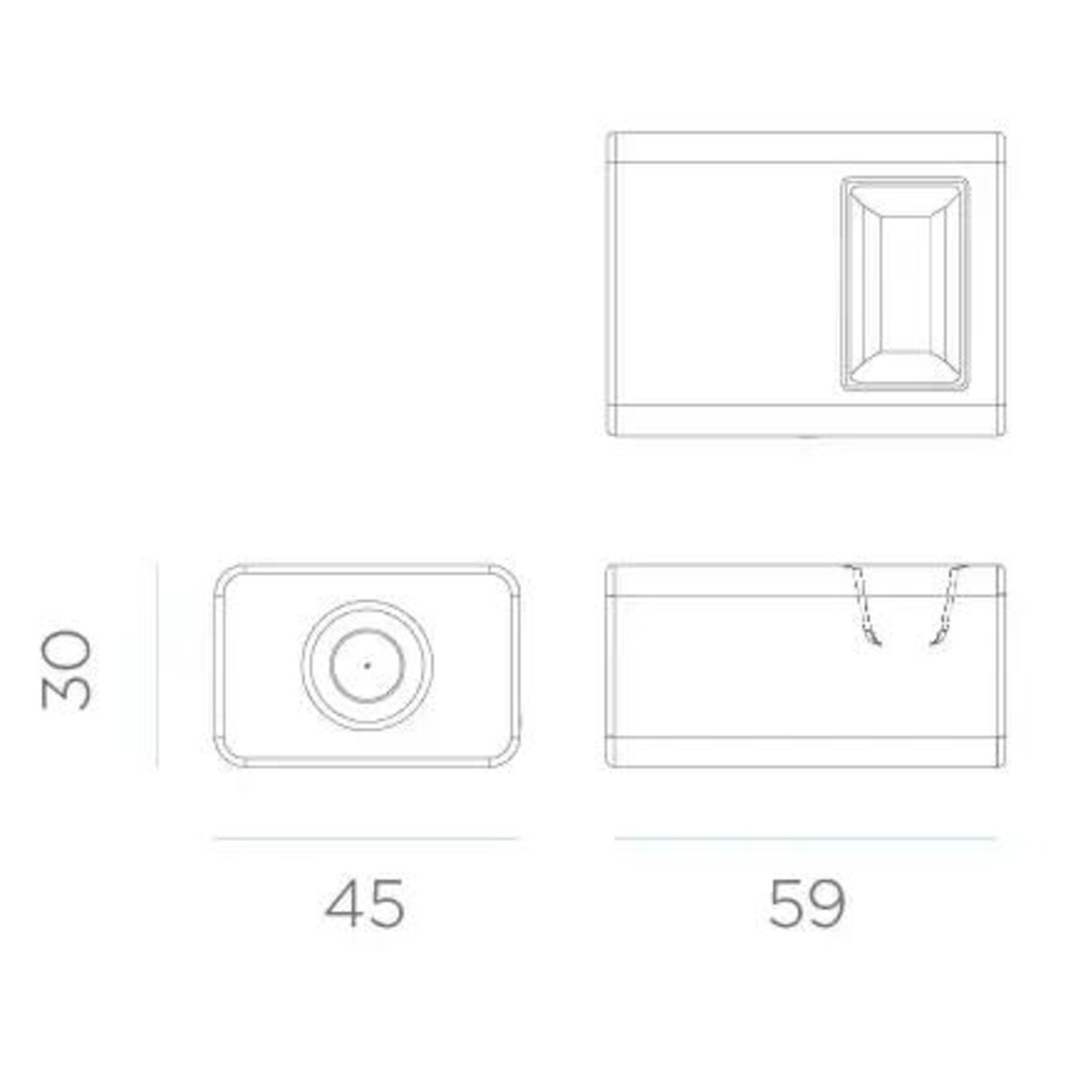 NEW GARDEN stolik TARIDA TAB 30 PLAY