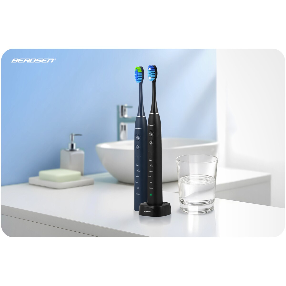 Szczoteczka soniczna do zębów Berdsen Galaxy Duo zestaw 2 szt. 322022