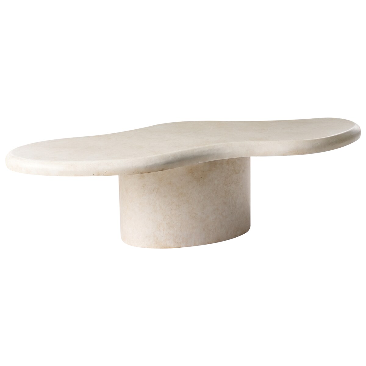 Stolik kawowy CONZA 57 cm 120 cm Beżowy