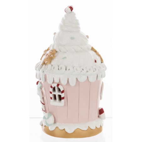 Figurka - domek MUFFIN LED 20,5x12 cm