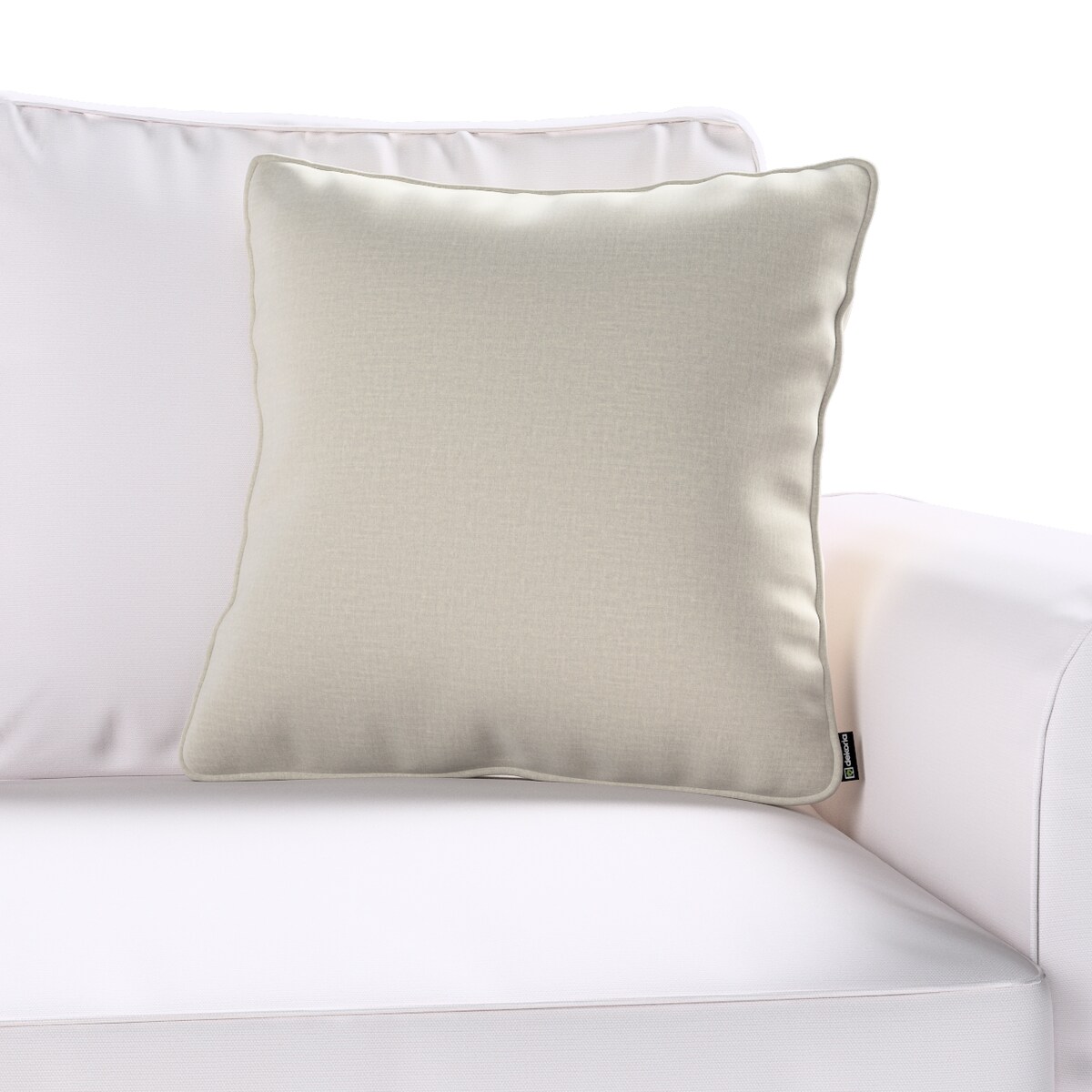 Poszewka Gabi na poduszkę 45x45 jasno szary welwet