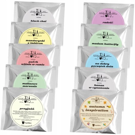 BOX na JESIEŃ z herbatą sypaną PREMIUM + świeca dyniowa prezent upominek