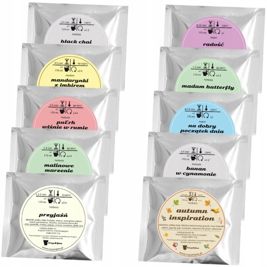 BOX na JESIEŃ z herbatą sypaną PREMIUM + świeca dyniowa prezent upominek