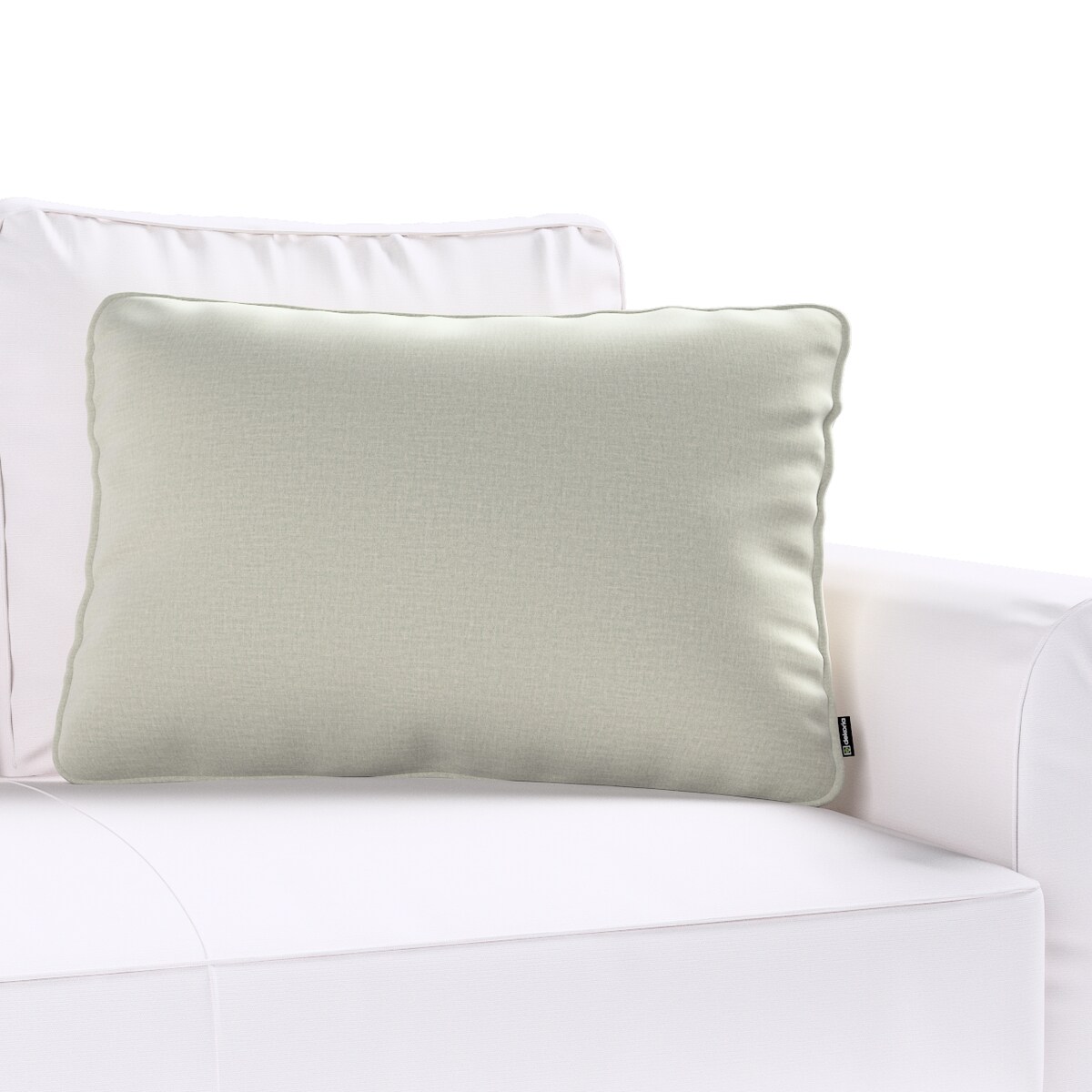 Poszewka Gabi na poduszkę prostokątna 60x40 pastelowo miętowy welwet