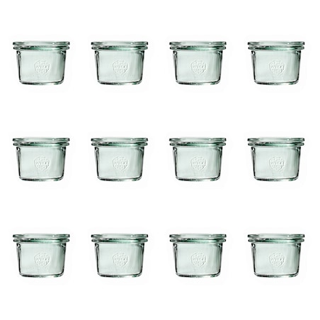 Słoik mini-Sturz 80 ml z Pokrywą na Przetwory 12 szt. Weck
