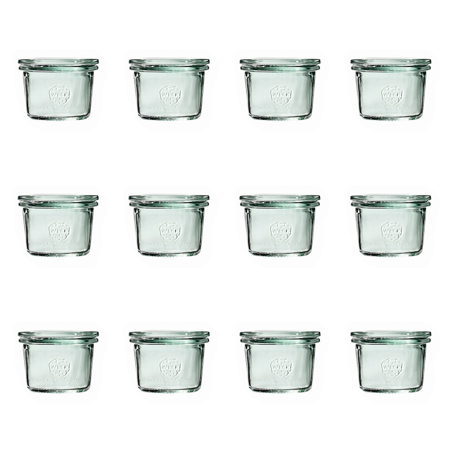 Słoik mini-Sturz 80 ml z Pokrywą na Przetwory 12 szt. Weck