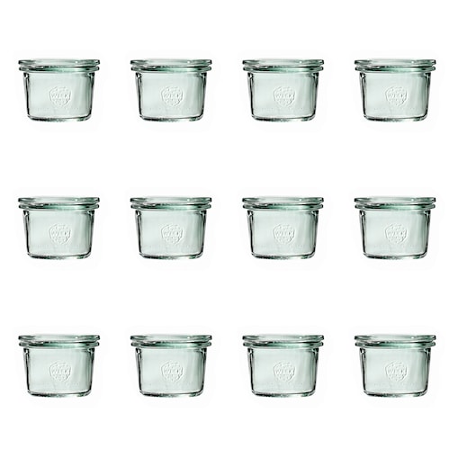 Słoik mini-Sturz 80 ml z Pokrywą na Przetwory 12 szt. Weck