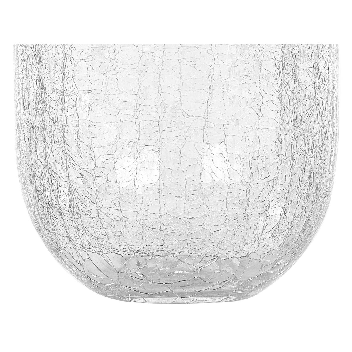 Wazon na kwiaty szklany 28 cm transparentny KYRAKALI