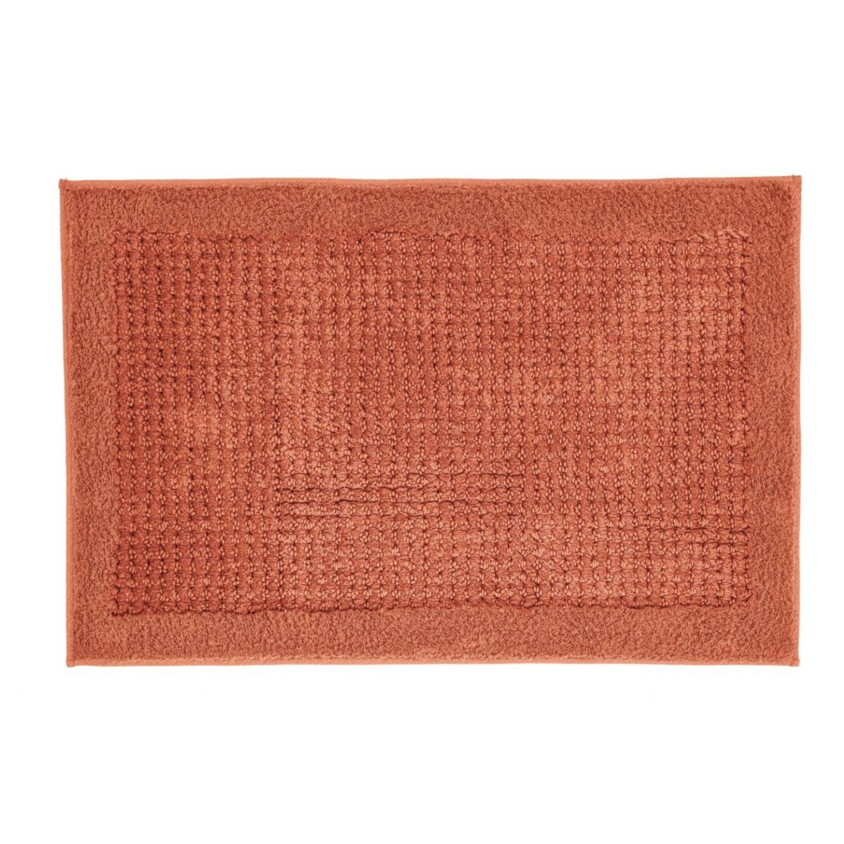 Kleine Wolke Net Ekologiczny Dywanik łazienkowy pomarańczowy 60 x 90 cm ECO LIVING