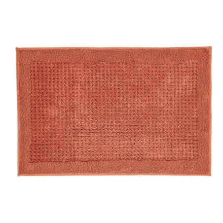Kleine Wolke Net Ekologiczny Dywanik łazienkowy pomarańczowy 60 x 90 cm ECO LIVING