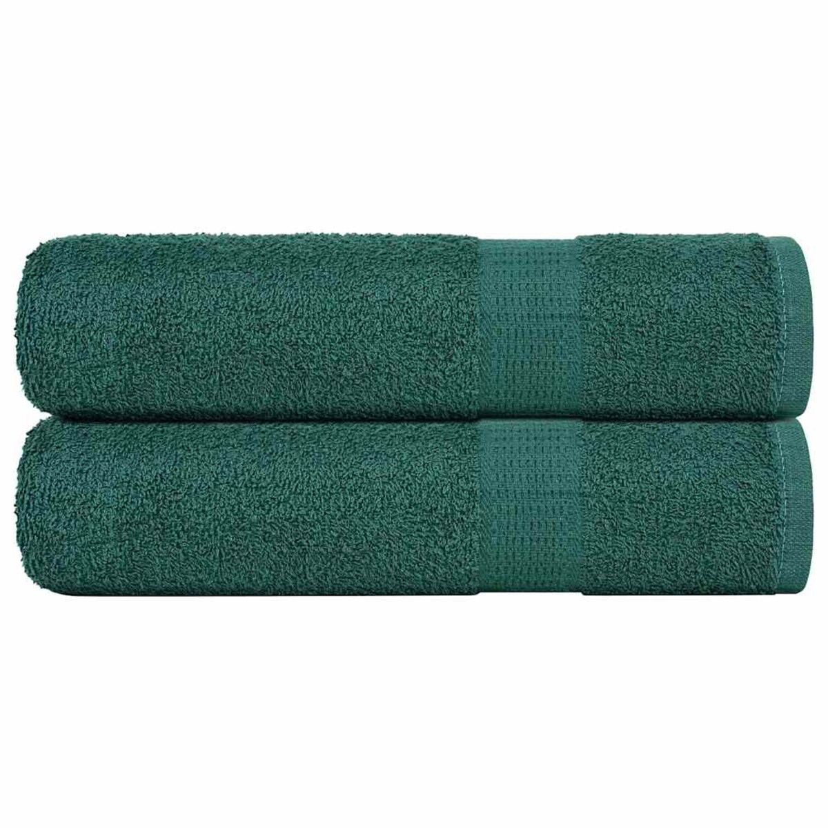 vidaXL Ręczniki kąpielowe 2 szt. Zielony 360 gsm 100% bawełna