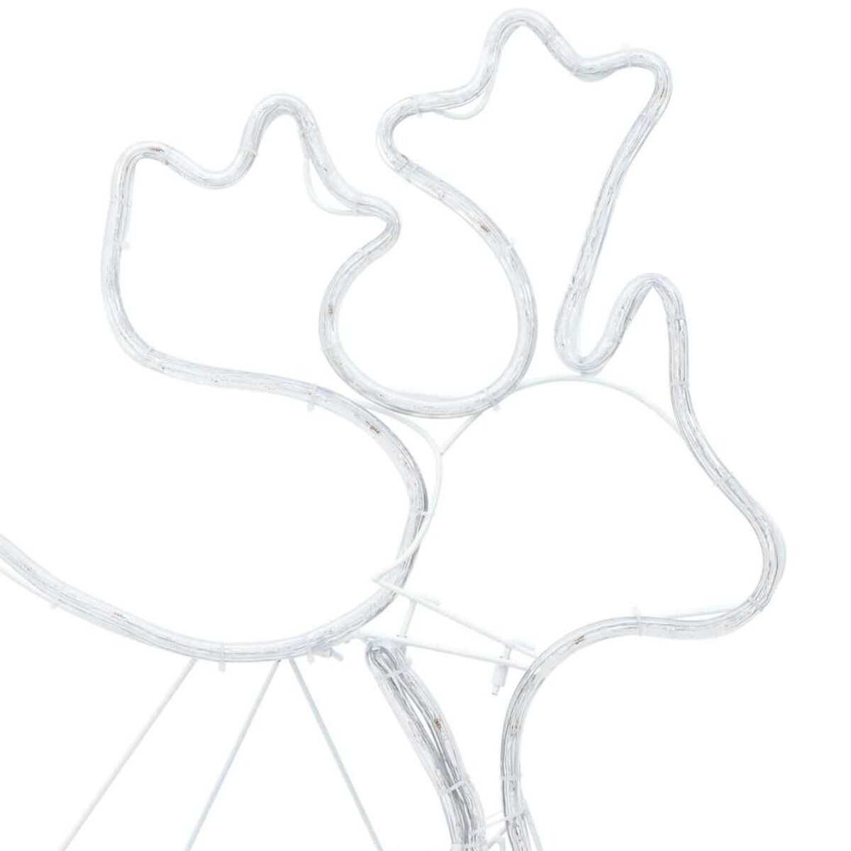 vidaXL LED Dekoracja Świąteczna Wielokolorowe 69 x 79 cm PVC