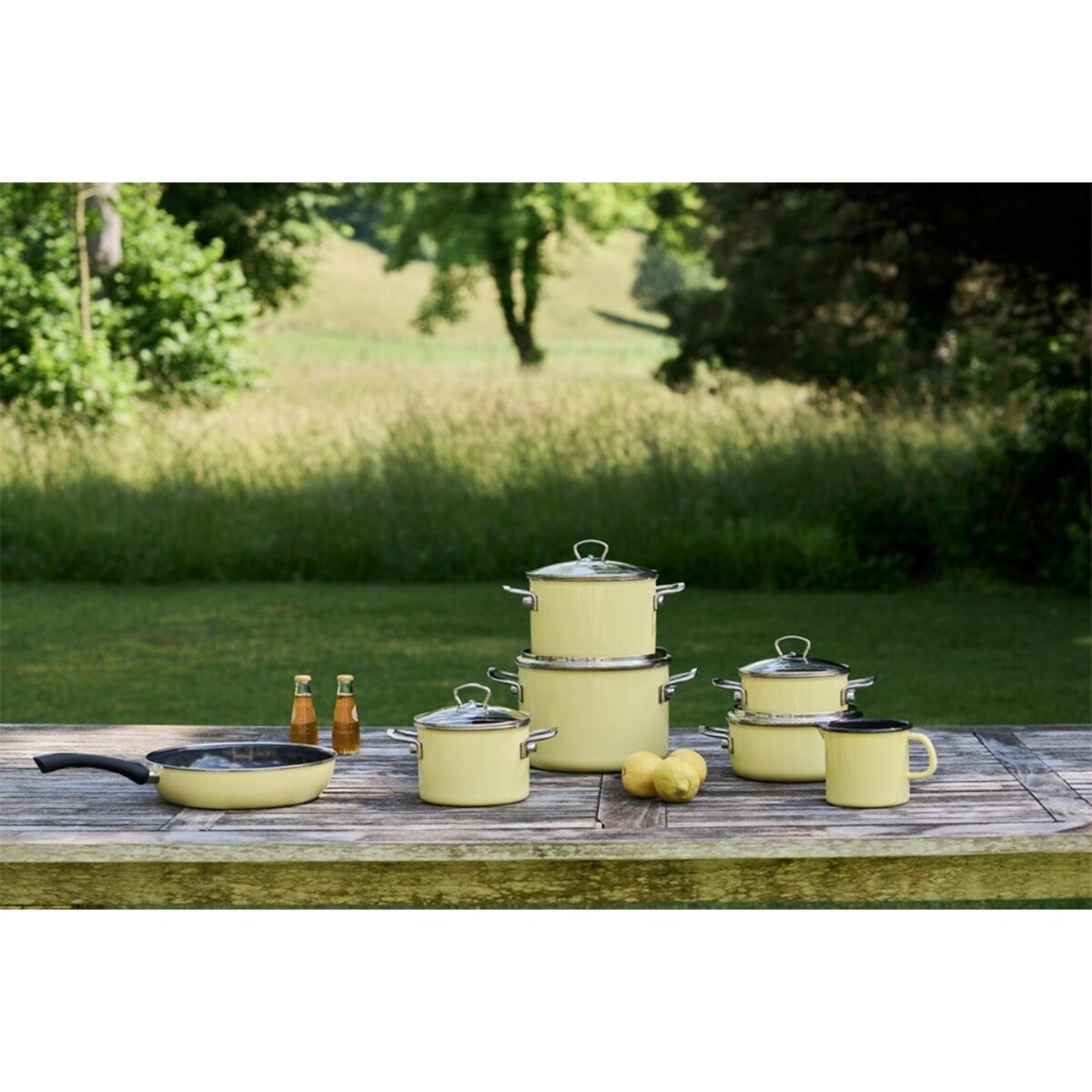 Riess zestaw garnków 5 części Lemon R0558002