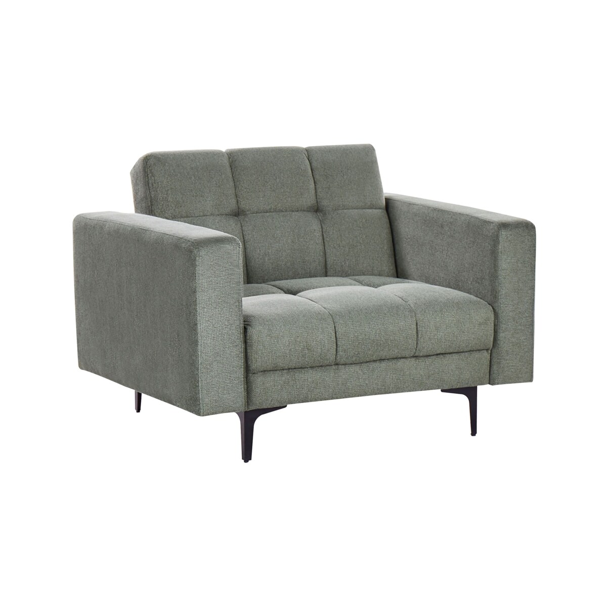 Fotel ALNES Ciemnozielony