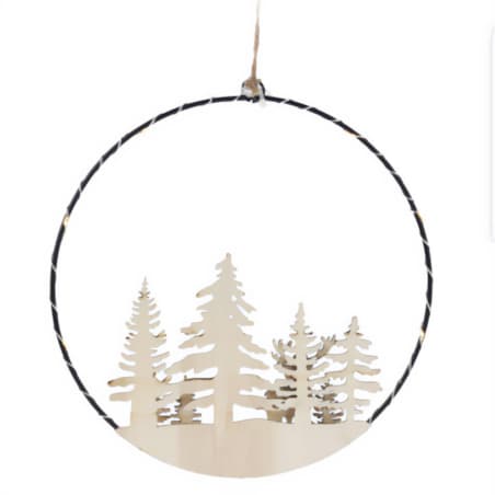 Dekoracja świąteczna z LED do zawieszenia, Ø 20 cm