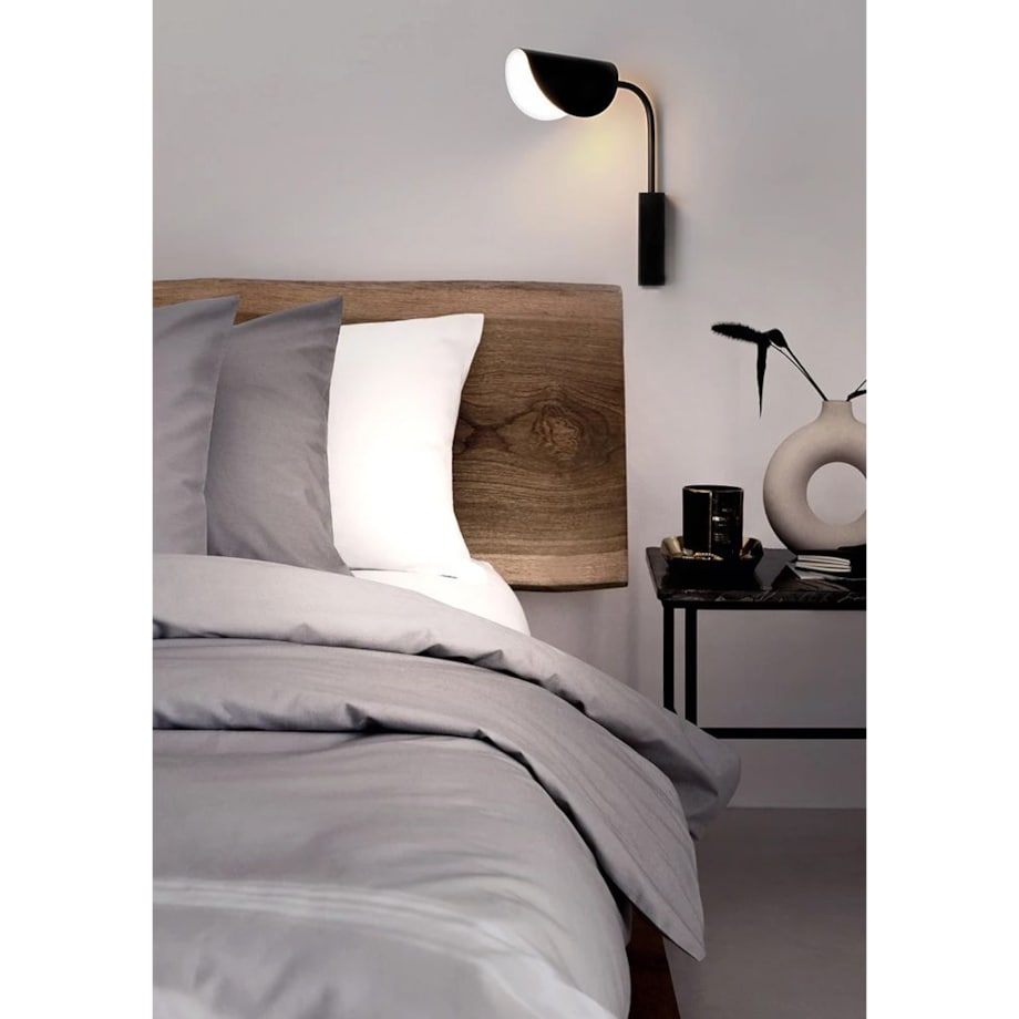 Kinkiet App1262-1W Czarny, Metal