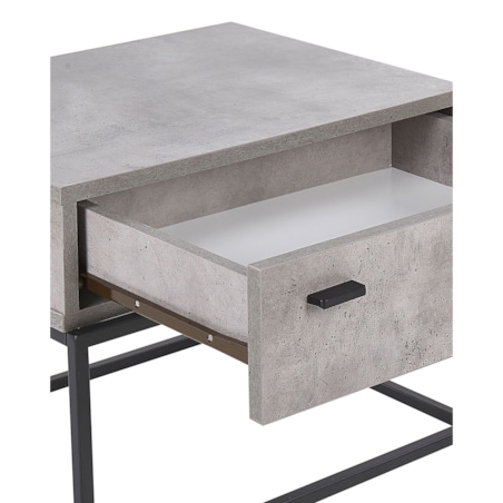 Szafka nocna 1 szuflada Jasnoszary CAIRO