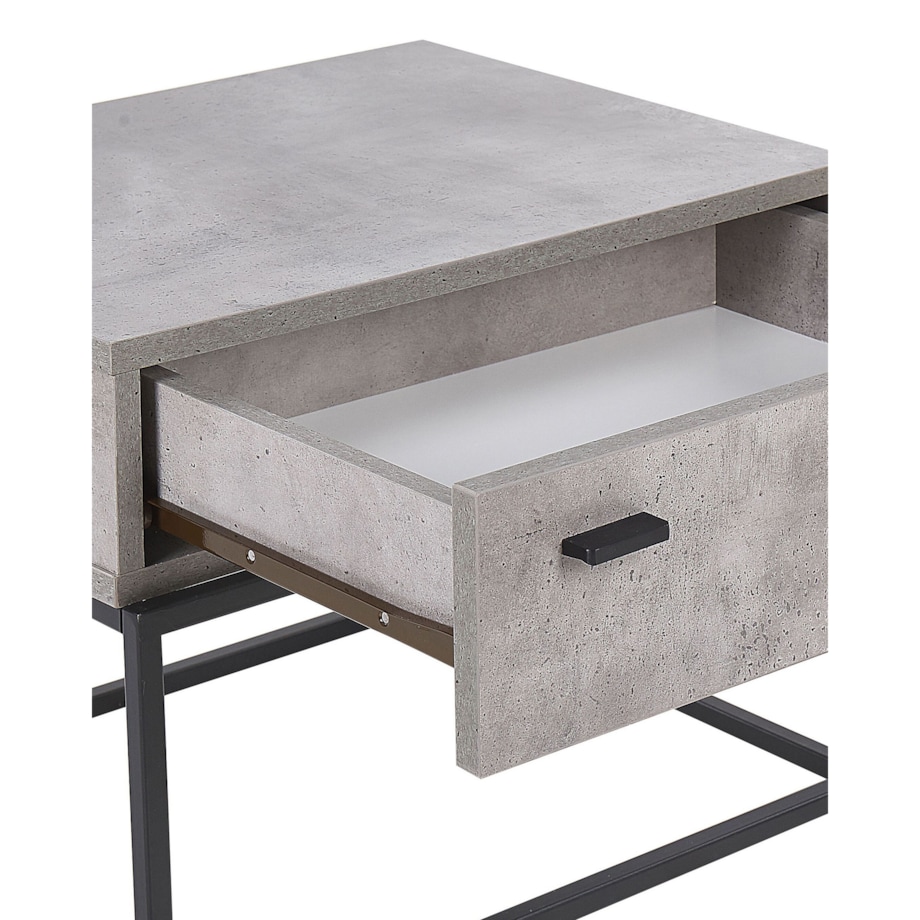 Szafka nocna 1 szuflada Jasnoszary CAIRO