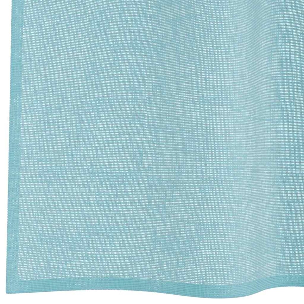 vidaXL Zasłony woalowe z pętelkami 2 szt. Turkusowe 140x225 cm