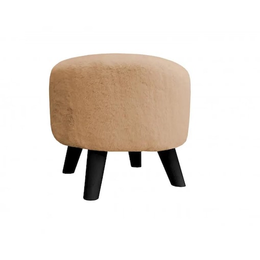 Pufa POLA BUNNY 03 beżowa/czarna