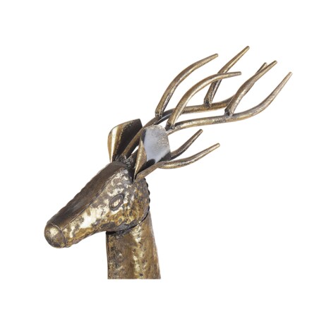 Ozdoba świąteczna renifer złota PELLO