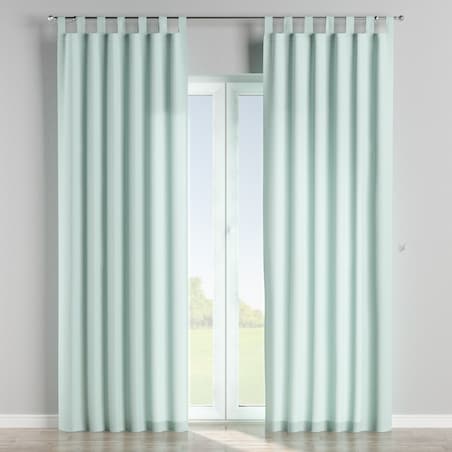 Zasłona na szelkach 1 szt. 130x260 pastelowy błękit