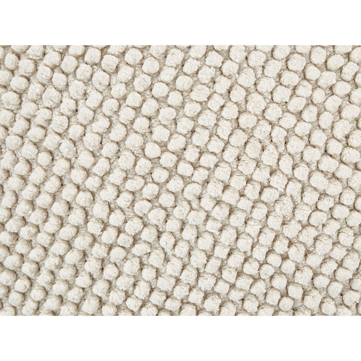 Puf bawełniany 45 x 45 x 45 cm beżowy JOARA