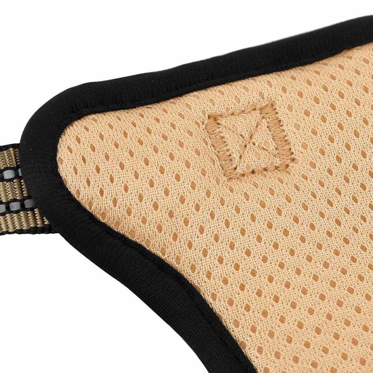 vidaXL Szelki dla psa z odblaskowymi paskami, regulowane, brązowe, XL