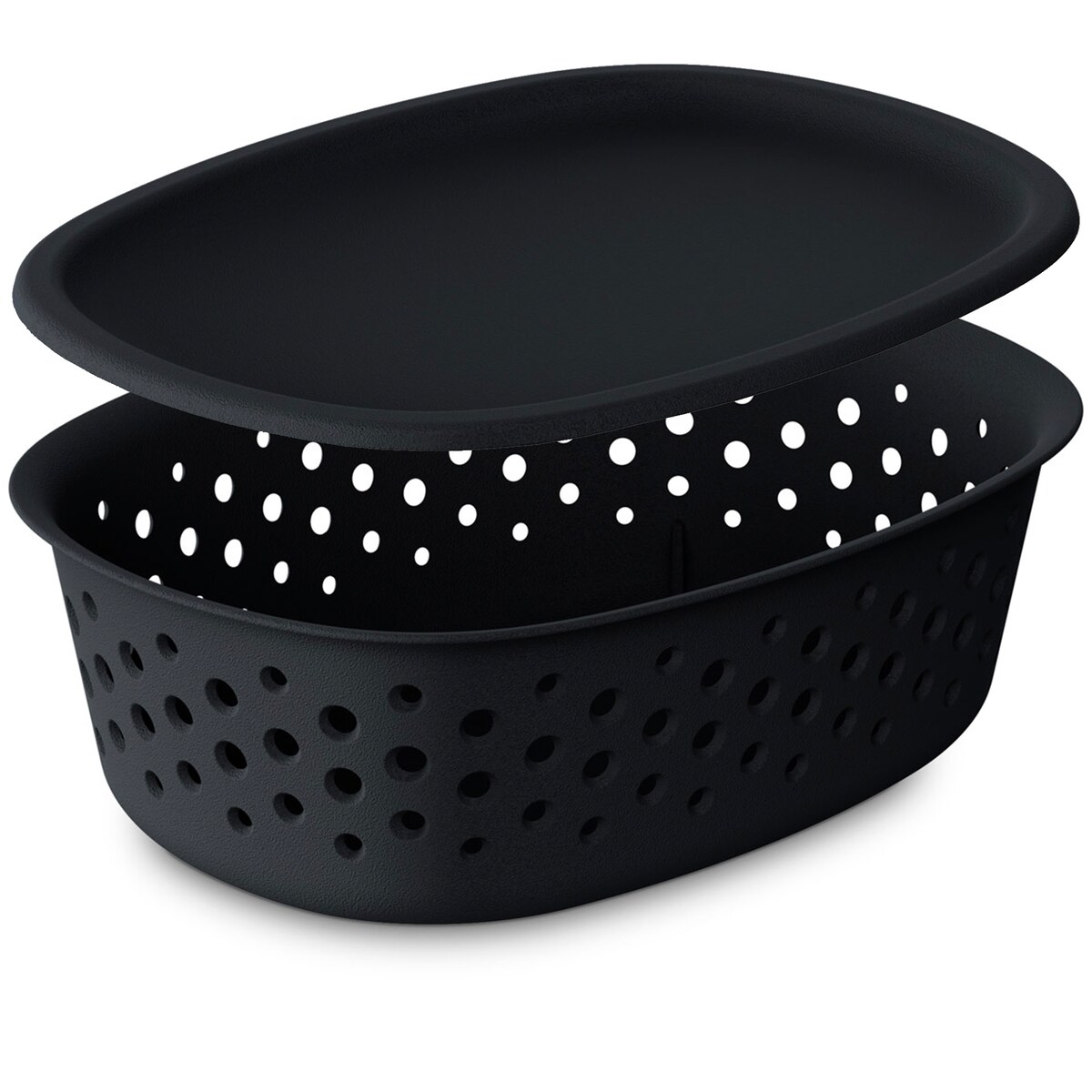 Pojemnik Plastikowy Ażurowy Pudełko Plastikowe Zamykany Z Pokrywką Pudło Box Do Przechowywania Na Zabawki Dokumenty 0,8 L