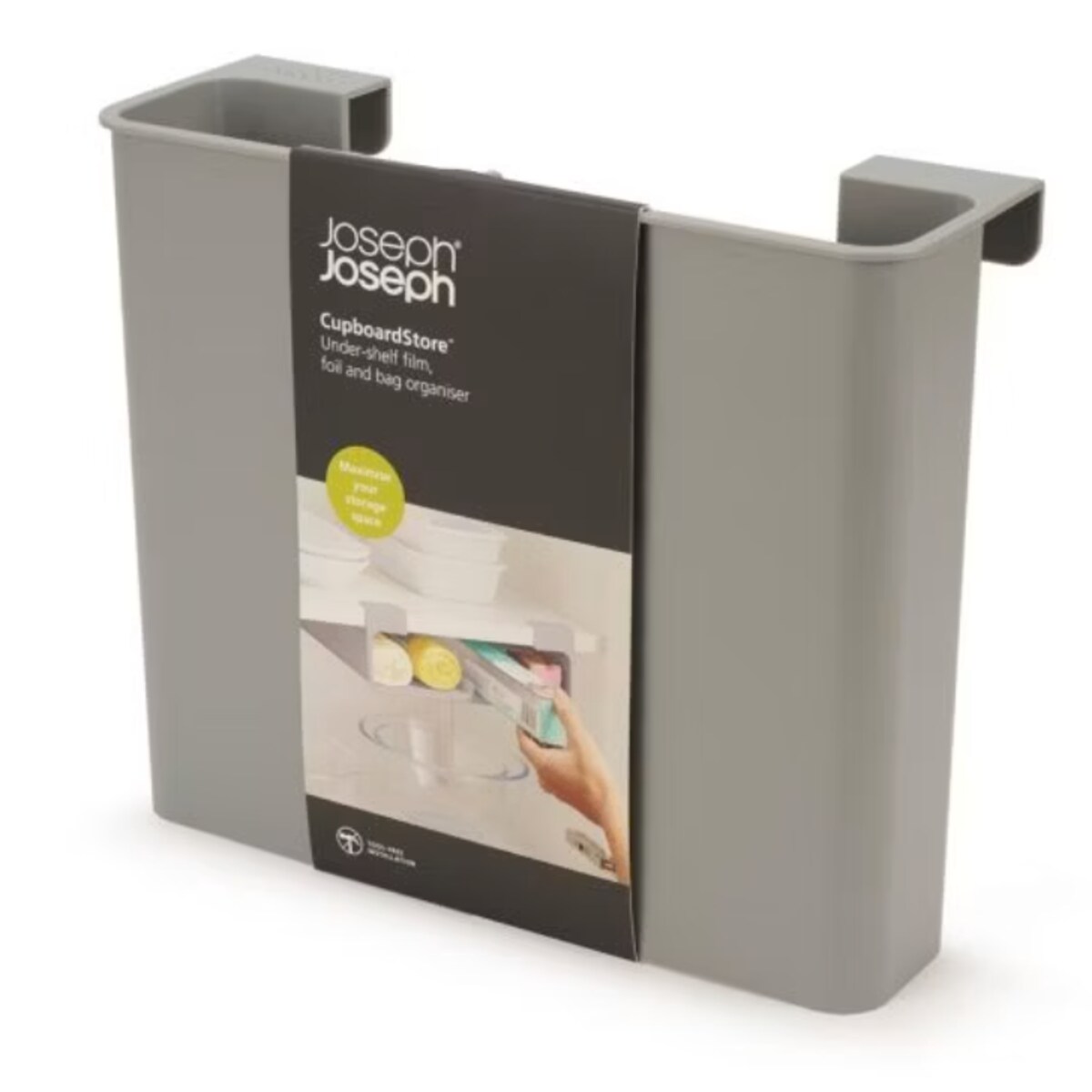 Organizer na folie i torby spożywcze CupboardStore, 9 x 26.3 x 22 x 2.1 cm, Joseph Joseph