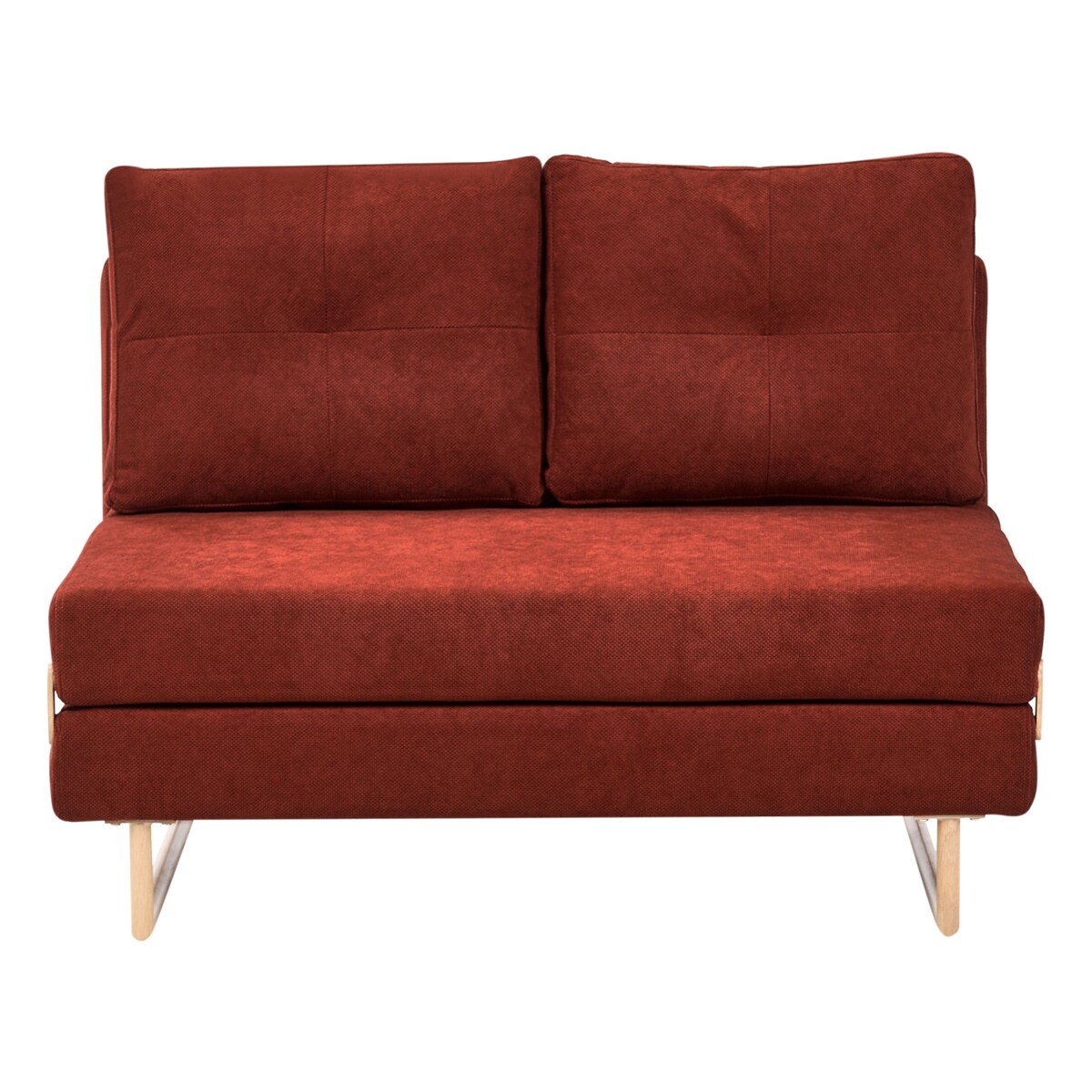 Sofa rozkładana dla 2 osób JERSLEV Czerwony
