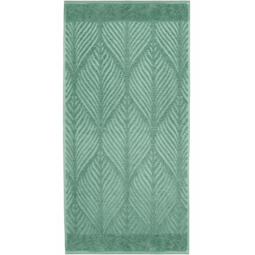 Kleine Wolke Leaf Wegański Ręcznik do rąk zielony 50x100 cm ECO LIVING