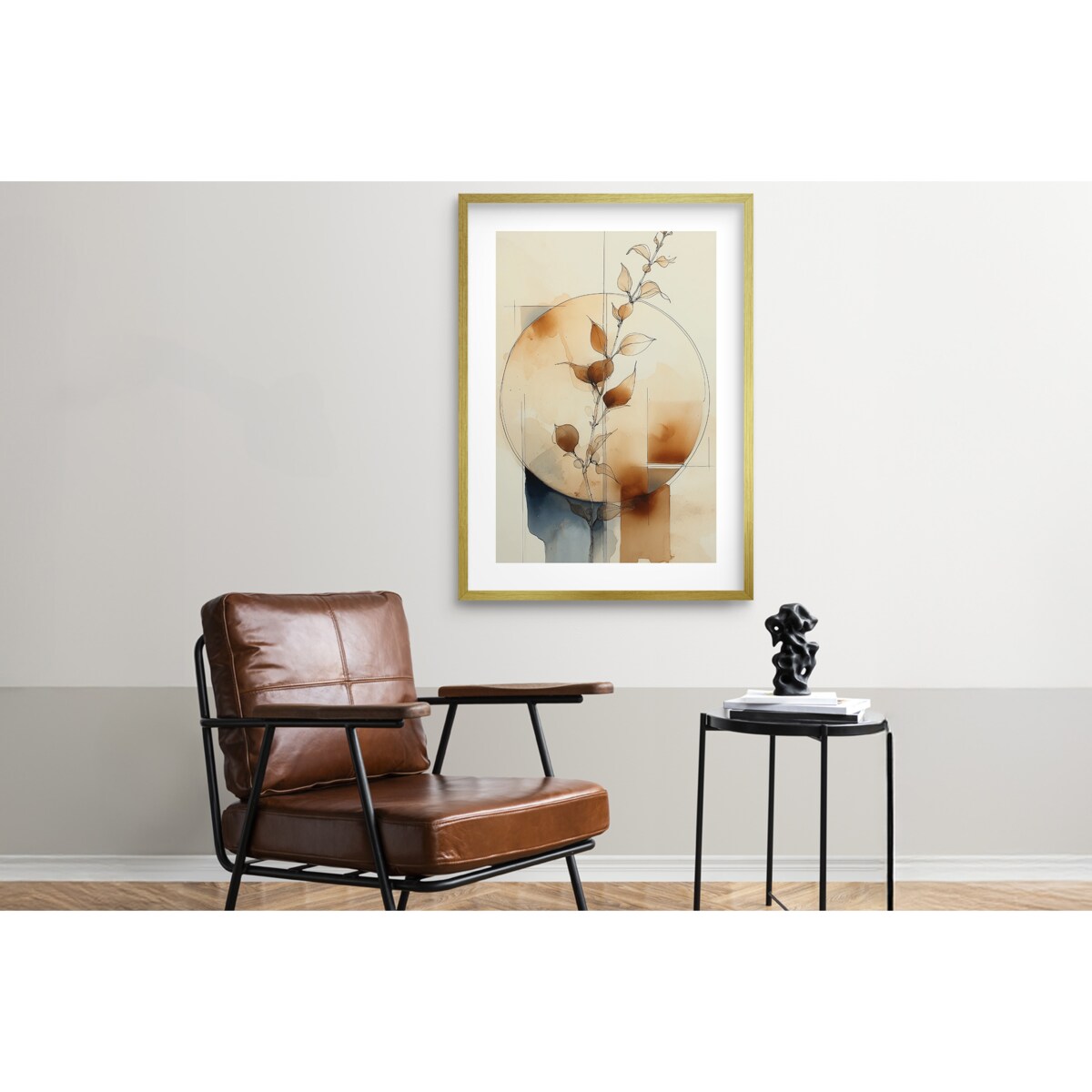 Obrazy na ścianę Plakaty Boho w ramie do salonu sypialni 50x70