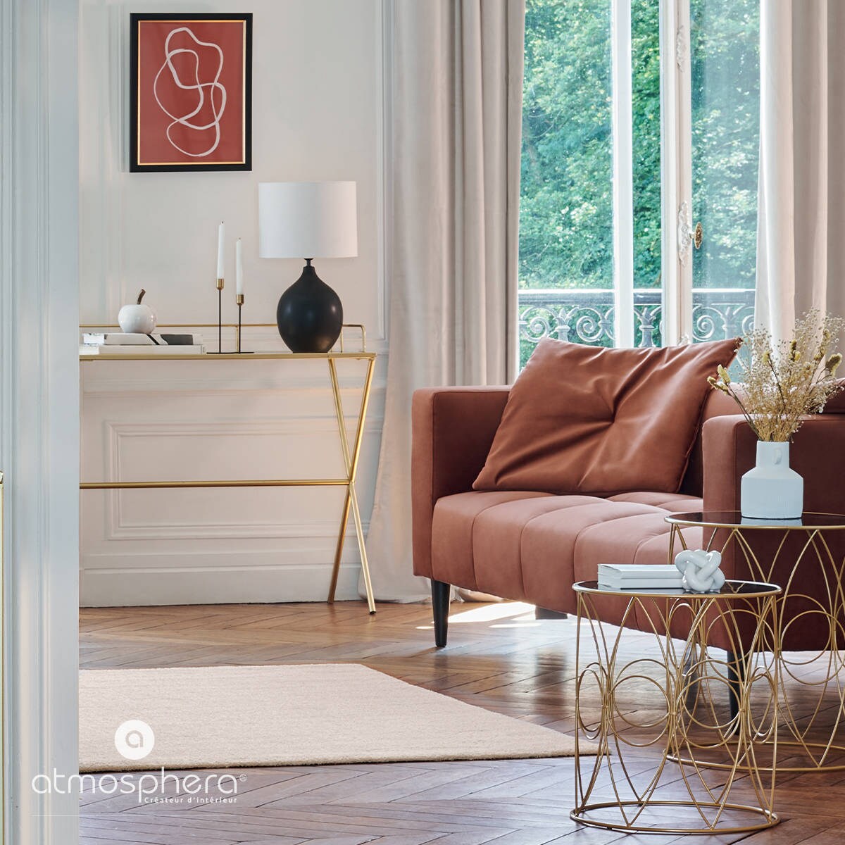 Świeczniki metalowe, 2 sztuki